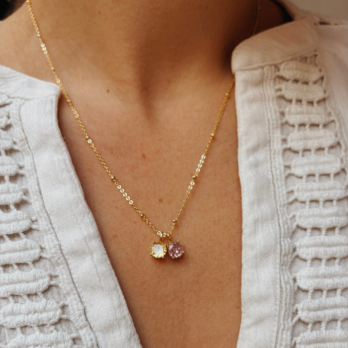 Geboortesteen ketting