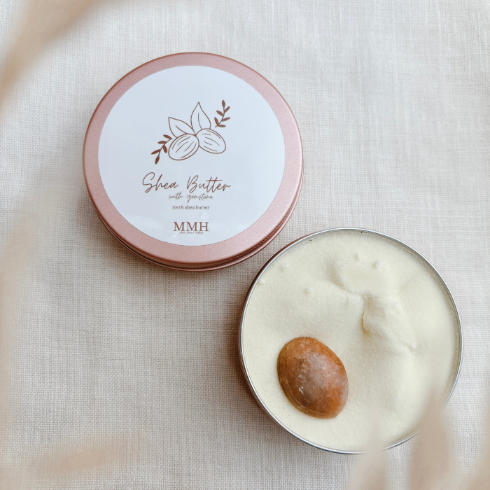 Sheabutter mit Edelstein 100 ml