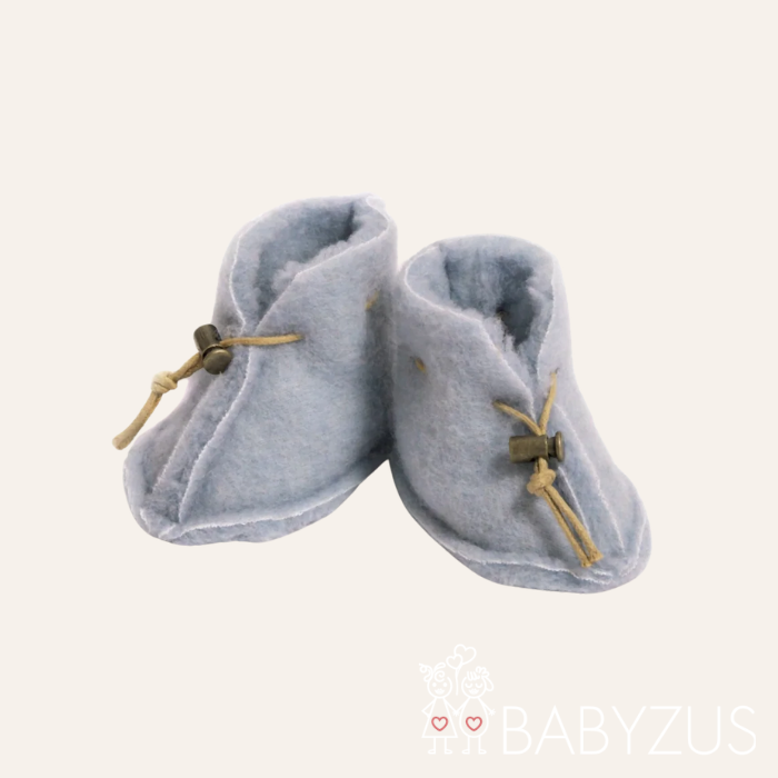 Wollen slofjes Alwero Emo | Sky Blue| Babyzus