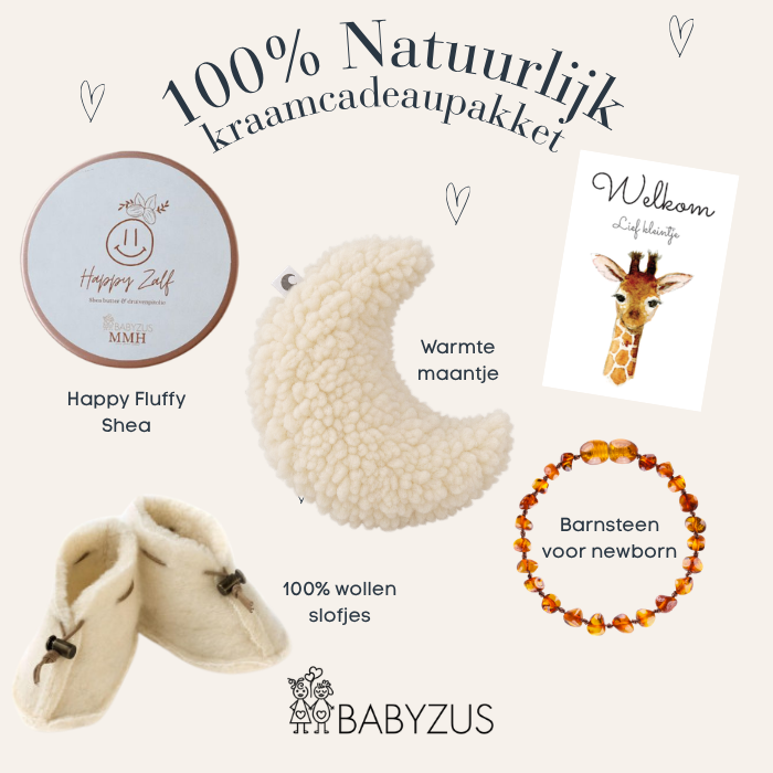 100% Natuurlijk | Kraamcadeaupakket | Babyzus