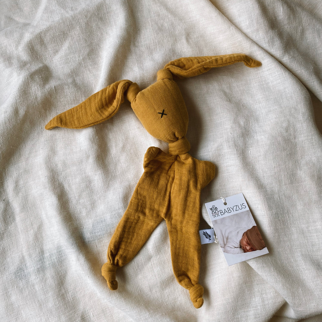 Kuscheltuch | Ockergelb