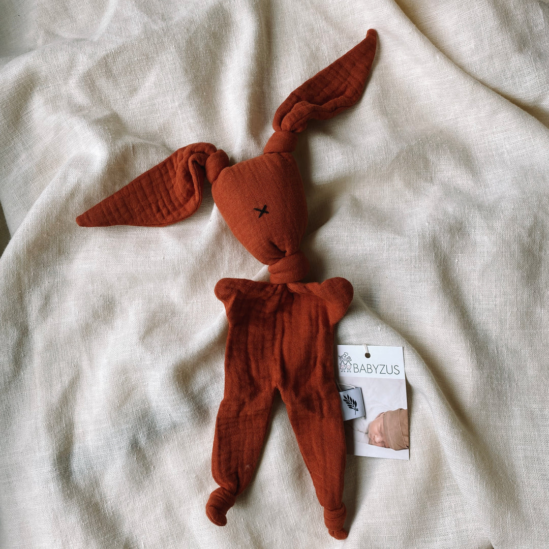 Kuscheltuch | Rotbraun