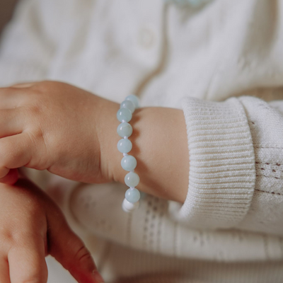 aquamarijn armband kind